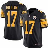 Nike Men & Women & Youth Steelers 17 Joe Gilliam Black Color Rush Limited Jersey,baseball caps,new era cap wholesale,wholesale hats